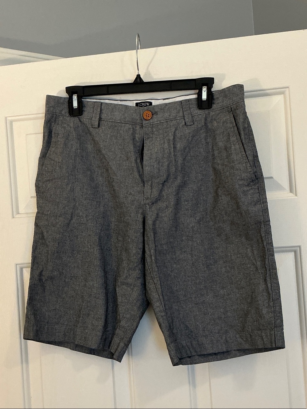 J. Crew Charcoal Gray Flat Front Men's Shorts 31W